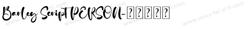 Barley Script PERSON字体转换